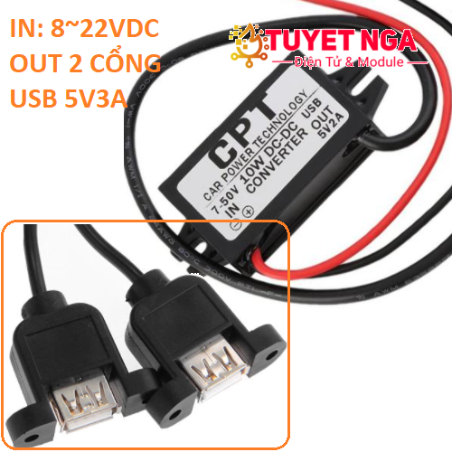 Các loại bộ chuyển đổi 12V sang 5V